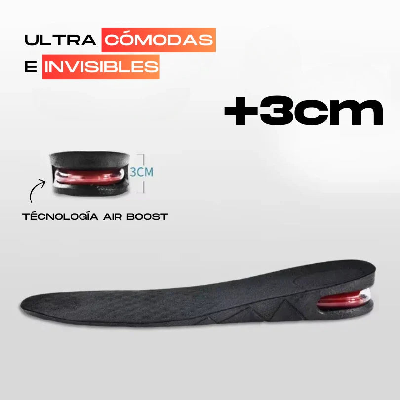 Plantillas de Aumento de Altura Invisible (Air Boost)