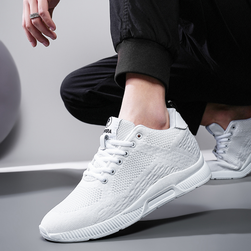 Tenis Pamper Full White (+8cm de Altura)