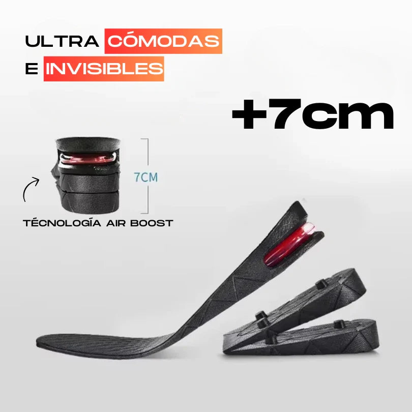 Plantillas de Aumento de Altura Invisible (Air Boost)